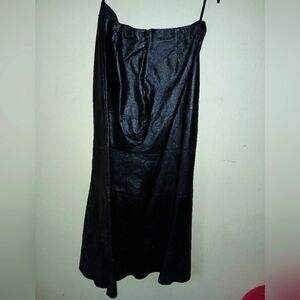 Metrostyle 100 Percent Leather Maxi Skirt 4